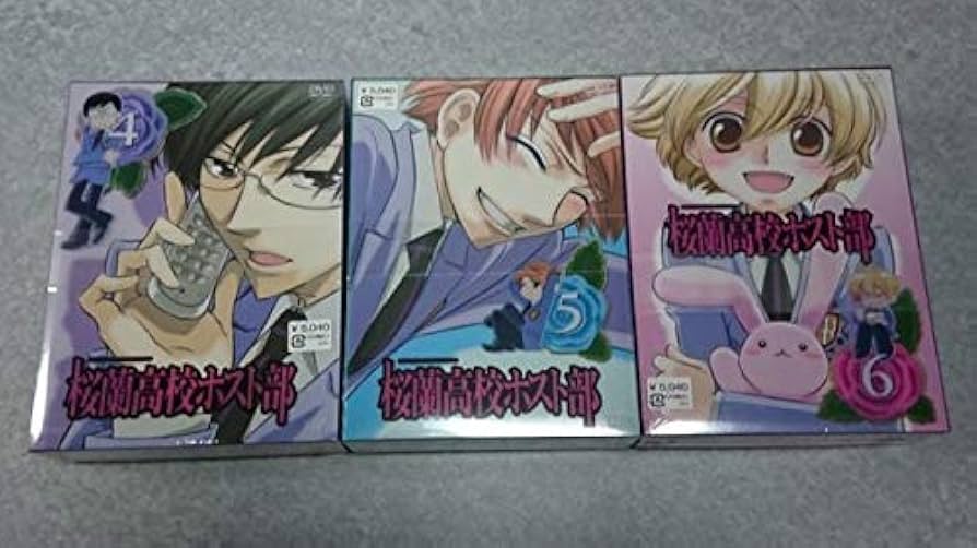Amazon.co.jp: 【未使用DVD 桜蘭高校ホスト部 初回限定版 全9巻